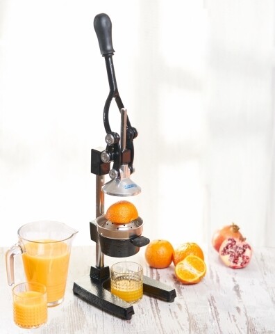 Storcator de fructe profesional, Heinner, 20 x 39.5 x 29.4 cm, fonta, negru