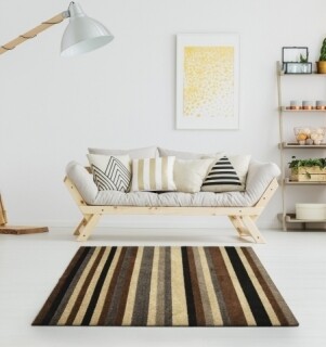 120x160 cm, Multicolor, Chocolate-Camel