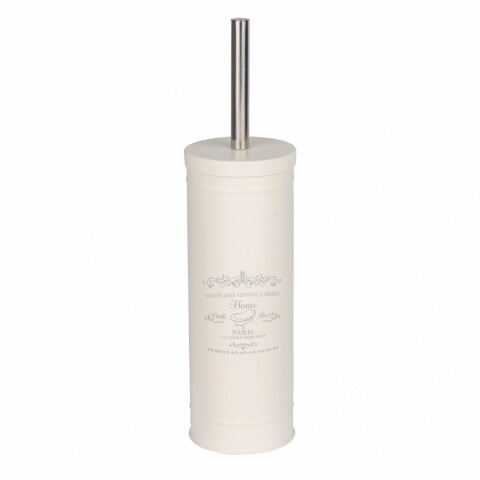Paris WC-kefe tart=val, Wenko Home, 37,5 x 9 cm, acél, elefántcsont