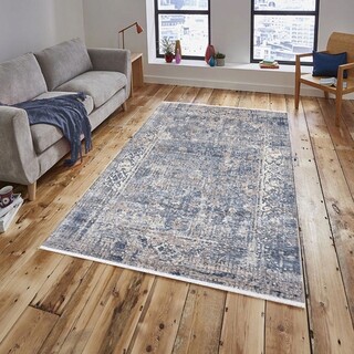 100x300 cm, Gri;Albastru