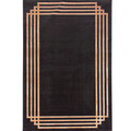 Covor, G6732, 150x230 cm, Poliester, Antracit / Aur