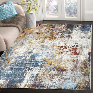 200x290 cm, Crem;Albastru