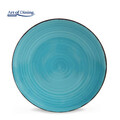 Set 6 farfurii intinde Gala Blue, Heinner, Ø27 cm, ceramica, albastru