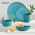 Set 6 farfurii pentru desert Gala Blue, Heinner, Ø19 cm, ceramica, albastru