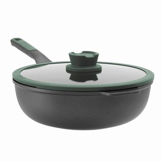 Tigaie wok cu capac 28 cm