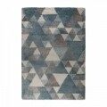 Covor Dakari Nuru Blue Cream Grey, Flair Rugs, 160 x 230 cm, 100% polipropilena, albastru