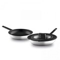 Set vase pentru gatit 3 piese BergHOFF, Gem Downdraft, 24 cm, 28 cm, inox