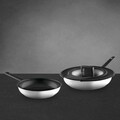 Set vase pentru gatit 3 piese BergHOFF, Gem Downdraft, 24 cm, 28 cm, inox