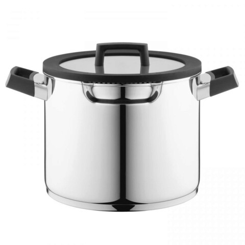 Oala cu capac BergHOFF, Gem Downdraft, Ø24 cm, 9 L, inox
