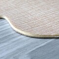 Covor, ALN600179KR02, 80x150 cm, Poliester, Crem