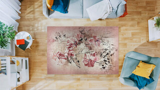 120x180 cm, Roz pudra