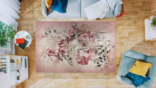 160x230 cm, Roz pudra