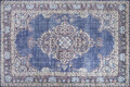 Covor, Dark Blue AL 249 , 75x150 cm, Poliester , Multicolor