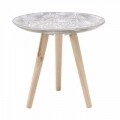 Masuta de cafea InArt, 39.5x37 cm, Grey