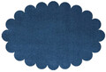 Covor, Ellipse Daisy, Albastru