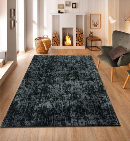 Covor, Soft Plush Pattern, Gri inchis