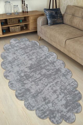 Covor, Ellipse Daisy Pattern, Gri deschis