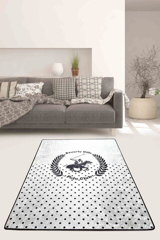 Covor, Martin DJT , 50% catifea/50% poliester, Ecru/Negru
