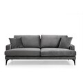 Canapea 3 locuri, Atelier del Sofa, 560ARE1309, Gri