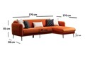 Coltar, Atelier del Sofa, 560ARE1107, Portocaliu