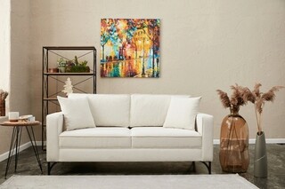 180x83x91 cm, Crem;Negru