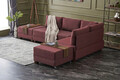 Coltar, Balcab Home, 825BLC1007, Lemn, Rosu claret