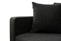 Canapea 3 locuri, Atelier del Sofa, 825BLC2796, Antracit / Negru