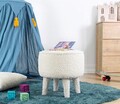 Taburet, Atelier del Sofa, 209FLF1323, Alb