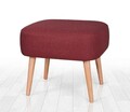 Taburet, Atelier del Sofa, 209FLF1134, Rosu claret