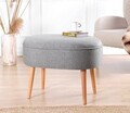 Taburet, Atelier del Sofa, 209FLF1199, Gri
