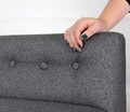 Taburet, Atelier del Sofa, 209FLF1335, Gri