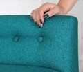 Taburet, Atelier del Sofa, 209FLF1338, Verde petrol