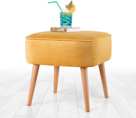 Taburet, Atelier del Sofa, 209FLF1348, Galben