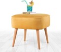 Taburet, Atelier del Sofa, 209FLF1348, Galben