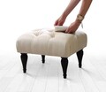 Taburet, Atelier del Sofa, 209FLF1291, Crem