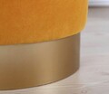 Taburet, Atelier del Sofa, 209FLF1268, Galben mustar