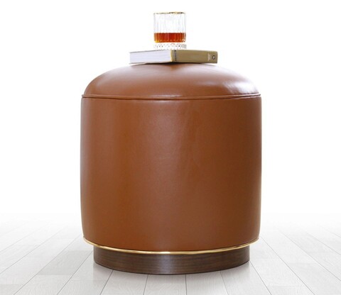 Taburet, Atelier del Sofa, 209FLF1263, Camel