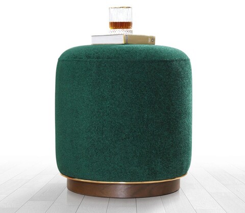 Taburet, Atelier del Sofa, 209FLF1144, Verde inchis