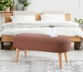 Taburet, Atelier del Sofa, 209FLF1197, Rosu claret