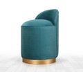 Taburet, Atelier del Sofa, 209FLF1108, Verde petrol