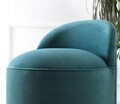 Taburet, Atelier del Sofa, 209FLF1108, Verde petrol