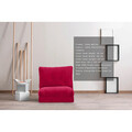 Canapea extensibilă cu 1 loc, Futon, 859FTN2316, Metal , Fucsia