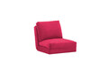 Canapea extensibilă cu 1 loc, Futon, 859FTN2316, Metal , Fucsia