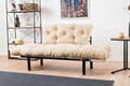 Canapea extensibila 2 locuri, Atelier del Sofa, 859FTN1216, Crem