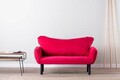 Canapea extensibilă cu 2 locuri, Futon, 859FTN1240, Metal, Fucsia