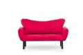 Canapea extensibilă cu 2 locuri, Futon, 859FTN1240, Metal, Fucsia
