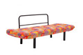 Canapea extensibila 2 locuri, Futon, 859FTN2701, Metal, Multicolor