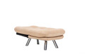 Fotoliu extensibil, Futon, 859FTN2320, Metal, Crem