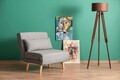 Fotoliu extensibil, Futon, 859FTN2330, Metal , Gri deschis