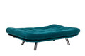 Canapea extensibila 3 locuri, Futon, 859FTN2803, Metal, Verde petrol